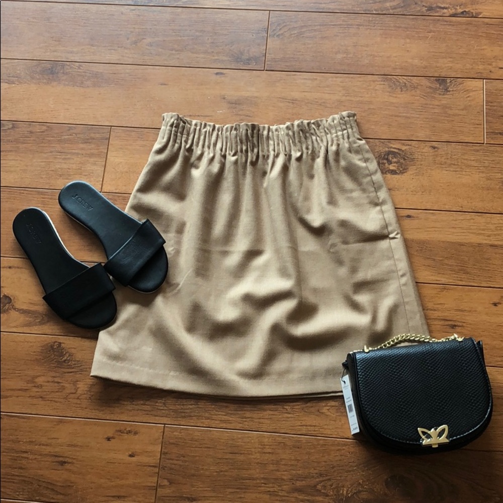 J. CREW wool blend sidewalk skirt